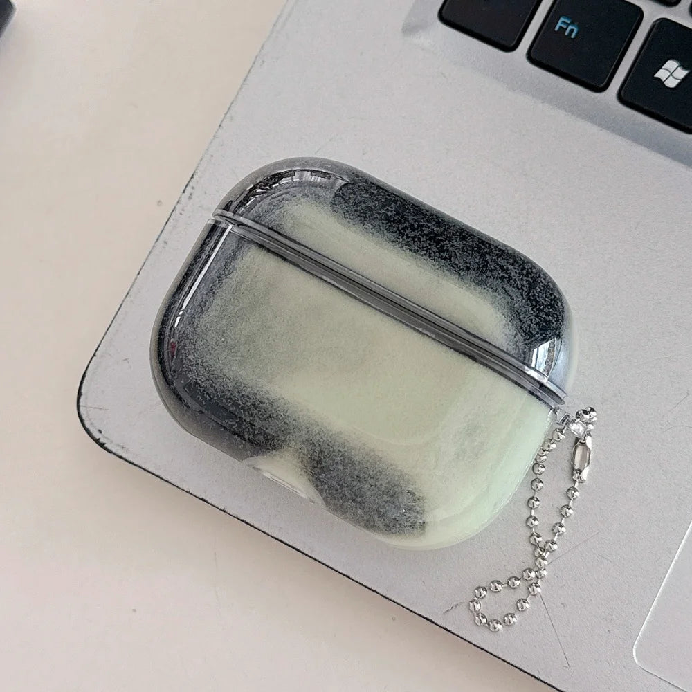Etui do AirPodów – Brokatowe z Ruchomym Piaskiem